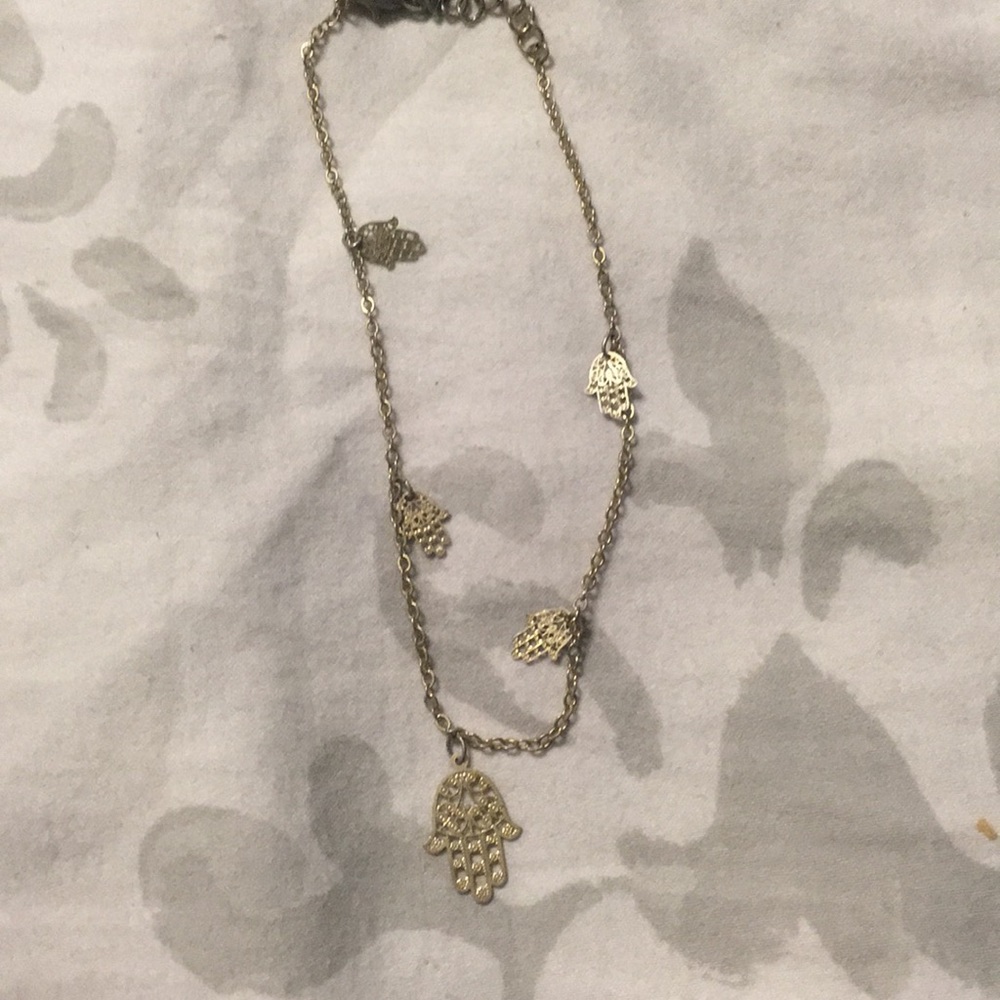 Gold anklet